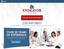 Tablet Screenshot of endeavorct.com